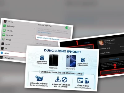 Giải Phóng Dung Lượng iPhone Khẩn Cấp Không Cần Xóa Ảnh