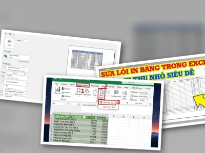In Excel Bị Dồn Vào 1 Góc Trang Giấy Nhỏ Xíu: Thủ Phạm Ẩn Diện & Cách Chữa Trị Triệt Để Năm 2026