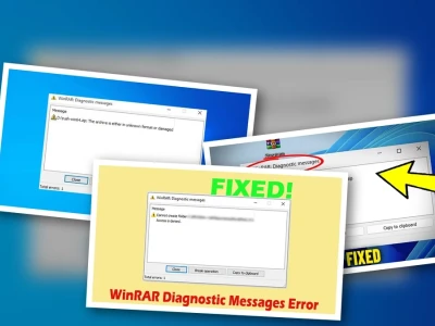 Khắc Phục Lỗi WinRAR Diagnostic Messages CRC Failed Hiệu Quả 100%
