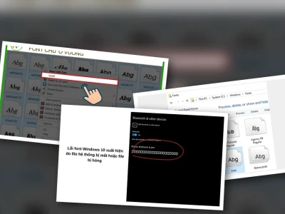 Khắc Phục Triệt Để Lỗi Font Tiếng Việt Bị Ô Vuông Trên Win 10