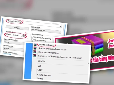 Nén File RAR Chia Part 2GB: Thủ Thuật Cứu Cánh Cho File Nặng