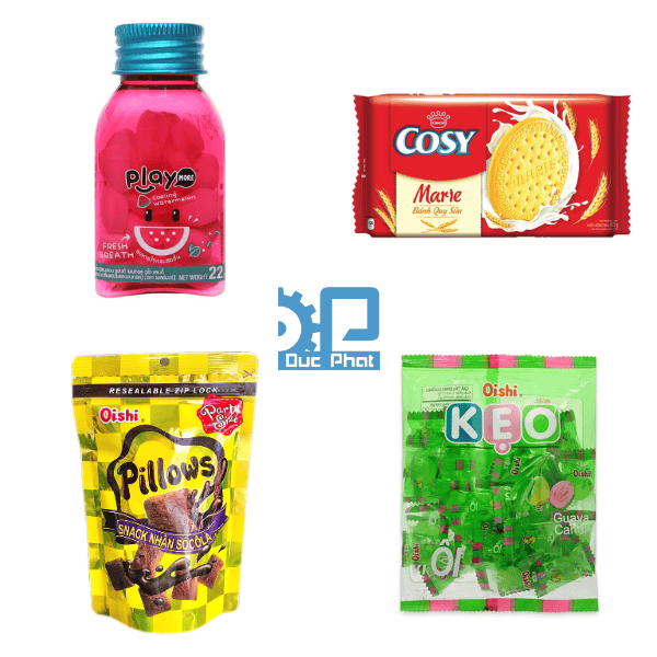 Máy đóng gói bánh kẹo 9 Bao bì tự động