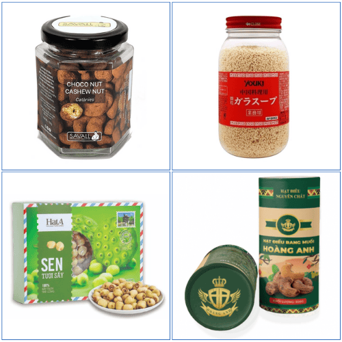 Bao bì sản phẩm dạng lọ, hộp
