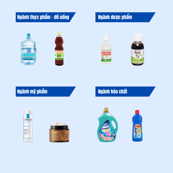 Ứng dụng của máy chiết rót