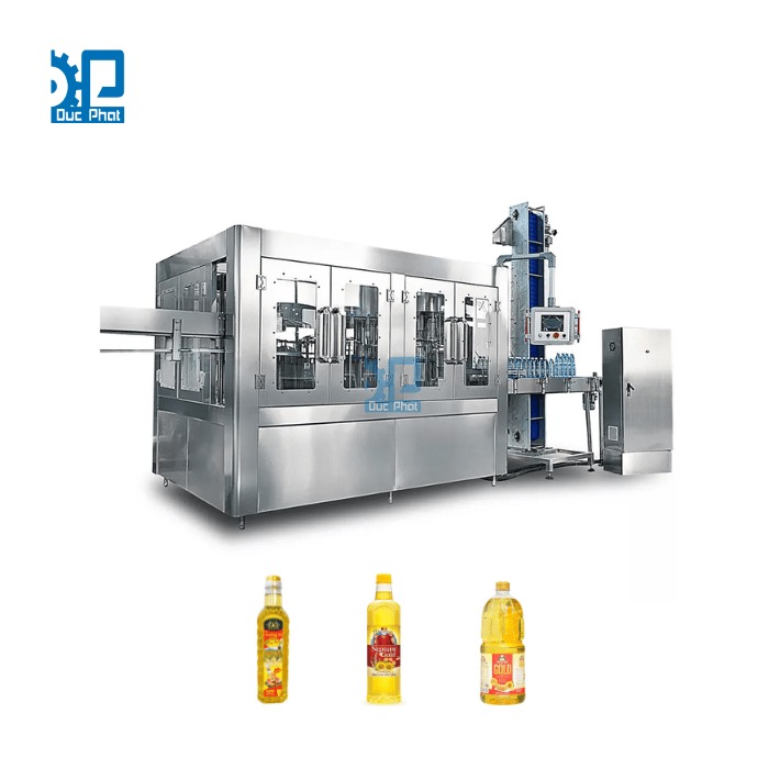 Máy chiết rót dầu ăn 9 Máy chiết rót chai dầu ăn