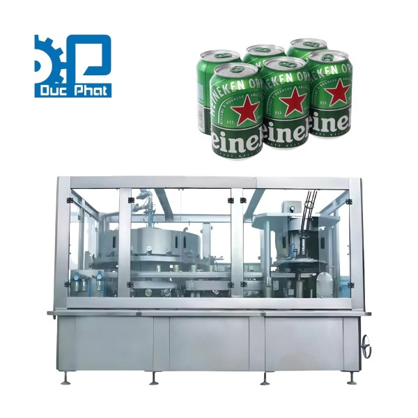 Máy chiết rót bia 7 Máy chiết rót lon bia