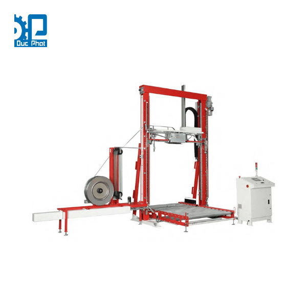 Máy đóng đai pallet dạng dọc
