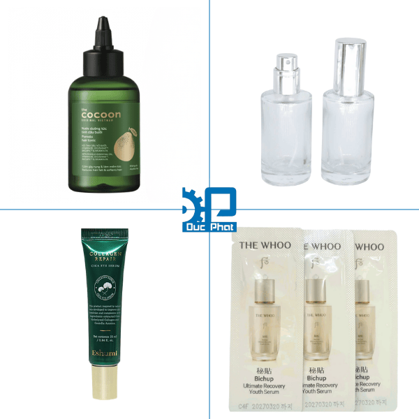 Máy chiết rót nước hoa, tinh dầu, serum 10 Phân loại mỹ phẩm theo bao bì